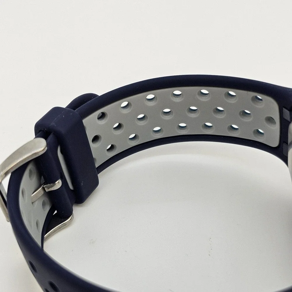 Armitron Digital Men's Watch 43MM Dark Blue‎ Case Dark Blue Gray Plastic Bands